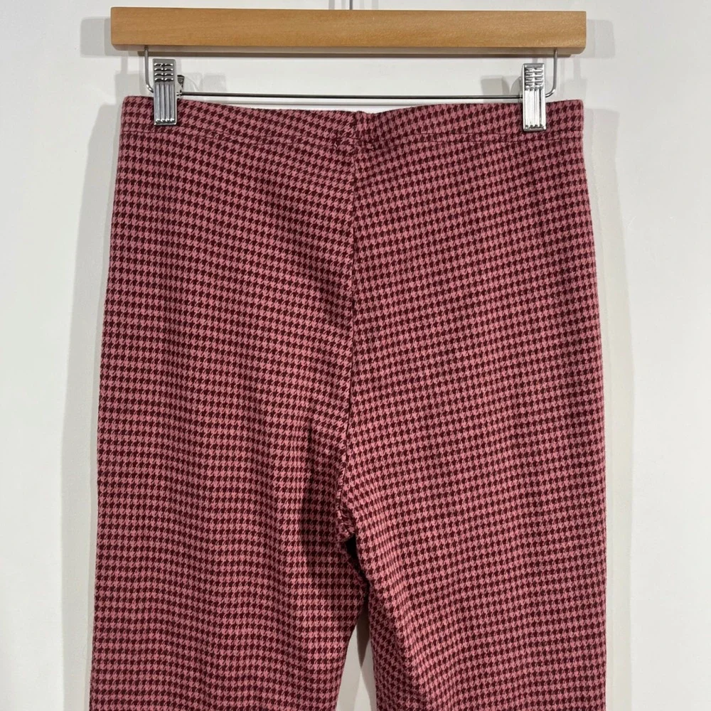 Aerie Houndstooth‎ Retro Flare Leggings Academia 70s Bell Bottoms Womens Small